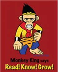 Monkey King says Read! Know! Grow!
